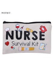 Female cosmetic Toiletry Bag Teacher Appreciation Gifts Teacher Makeup Bag Fashion Cosmetic Pouch Pencil Bag Printing Swanky Bag