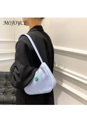 Women Bag Purse Pure Color Underarm Bags Female Casual Handbag Luxury Designer Female Bag Retro Casual Bags For Women