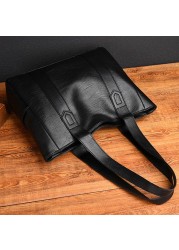 Women Crossbody Tote Bags 2021 High Quality Fashion Leather Splice Handbag Shoulder Bag Crossbody Bag Large Purse Tote Handbags