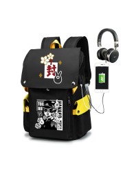 Anime Toilet Bound Hanako-kun Backpack Cartoon Large Capacity School Bag Fashion Multifunctional Laptop Backpack Travel Bag