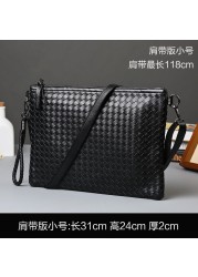 New hand-woven fashionable men's bag, bag, three sizes, simple and atmospheric, handy bag, men's bag