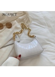 PU leather chain shoulder bag women messenger bag crocodile pattern zipper bag for ladies outdoor travel shopping