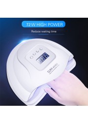 Nail Dryer Nail Lamp LED UV Lamp For Curing All Gel Nail Polish With Motion Sensor Manicure Pedicure Salon Tool