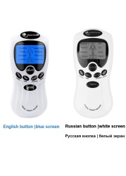 8-Mode Electric Tens Muscle Stimulator Ems Acupuncture Facial Body Massager Digital Therapy Herald Electric Massager