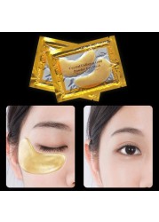 Crystal Collagen Gold Powder Eye Mask Anti Aging Dark Circles Acne Beauty Patches Eye Skin Care Korean Cosmetics 30p=15pairs