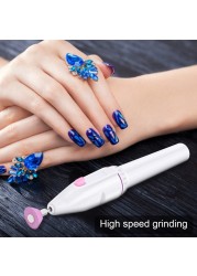 Electric Nail Drill Kit Portable Manicure Pedicure Nail File 5In1 Toenail Grinder Kit Toe Nail Polish Grinding Shape Tool