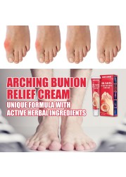 20g Bunion Gout Pain Relief Ointment Toe Joint Valgus Corrector Cream Hallux Knee Lumbar Arthritis Treatment Medical Plaster