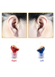 Q10 Hearing Aids Hearing Aids for Deaf/Elderly Adjustable Micro Wireless Small Size Invisible Hearing Aid Ear Amplifier