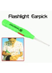 LED Flashlight Earpick Earwax Drill Cleaner Earwax Remover Luminous Ear Cleaning Tools for Baby Adult Safety Ear Care