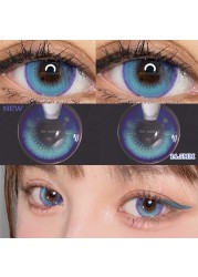 UYAAI 1 Pair Blue Lenses Anime Accessories Colored Contact Lens For Eyes Tears Tears Eye Fashion Lenses Green Lenses