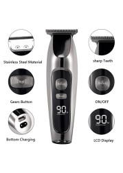 Electric Beard Trimmer For Men, Professional Cordless Month Clipper