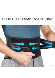 Double Pull Back Lumbar Support Belt Waist Corset Orthopedic Men Women Spine Compression Waist Trainer Brace Back Pain Relief