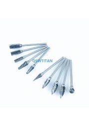 10pcs/box Tungsten Steel Carbide Dental Burs Dental Lab Drill Dental Lab Material