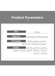 100 قطعة مختلطة المتاح الوشم إبر 3RL 5RL 7RL 9RL 5RS 7RS 9RS 5M1 7M1 9M1 حلو الوشم إبرة