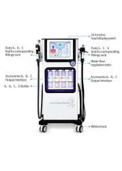 Multifunctional 7 in 1 Dermabrasion Hydra Water Oxygen Sprayer Machine Face Cleaning Skin Rejuvenation Face Lift Lifting