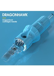 Dragonhawk 20pcs/box Tattoo Cartridge Needle 08/10/12 Round Liner RL Disposable Sterilize Permanent Makeup Machine Pen Needles