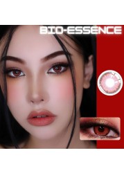 Bio-essence 1 Pair Eye Contact Lenses Anime Lentils Cosplay Twilight Vampire Red Cosmetics For Eyes Cosmetic Lenses