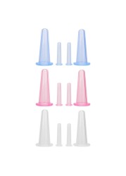 2/4pcs Silicone Cupping Suction Can Vacuum Face Body Cupping Suction Cups Face Leg Arm Relaxation Health Care Tool