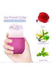 Skin Care Beauty Lifting Contouring Tool Silicone Ice Cube Trays Globe Snowballs Face Massager Facial Roller Reduce Acne