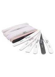 Nail File Buffer Double Side 100/180/240 Trimmer Sandpaper Sanding Files Lime Block Ongle Pedicure Manicure Polishing Tools