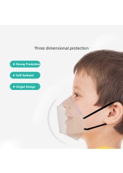 KN95 Fish Mask Kids ffp2masque Kids 4 Layers Korean Kf94masque FFP2 Kids Black Mask Kids 4-12 Masks FPP2 Masks