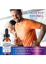 SDP Keto Drops Powerful Fat Burner Suppress Appetite Ketone Daily Supplement Keto Drops Replenish Energy Weight Loss Slim Product