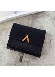 Women Wallet Short Women Coin Purse Wallets Card Holder Ladies Small Purse Female Hasp Clutch Bag Girl Money