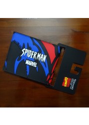 Disney Marvel Animation Peripheral Spiderman Short Leather Wallets Wallet Purse For Men Unique Wallet Wallet Women