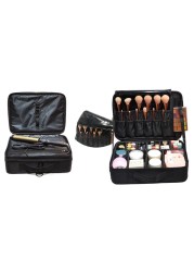 New upgrade large capacity cosmetic bag best selling professional women travel makeup bag