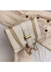 Bag women's shoulder bag stone pattern messenger women's bag 2022 spring new embossed solid color small square bag