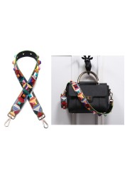 Woman Bag Straps High Quality Rivet Shoulder Straps Wide Bag Strap Collide Color Joker Flower Strap Crossbody Parts Acessorios