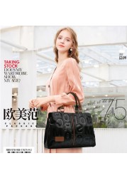 Large Capacity Leather Bag Women 2021 New Trendy Fashion Shoulder Messenger Bag Ladies Handbag Soft Leather Bag Large Bag