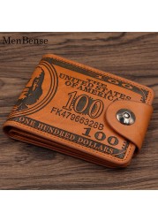 New Men's Wallet Hasp Money Bag Driving License Multifunctional Card Bag Business Small Wallet Zipper Wall Carteira Coin Bag