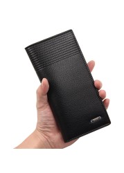 New Fashion Men Long Money Wallet Multi Men Wallets Business Brand Card Holder Coin Purse Men Money Wallet