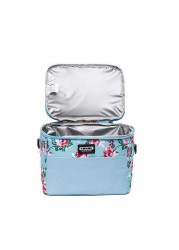 Oxford Hot Cooler Lunch Bag Female Printed Insulated Men Thermal Food Picnic Handbag Portable Lunch Box Shoulder Tote