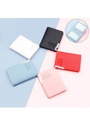 PU Leather 2 Cards Driver License Holder Book Case Keeper Organizer Passport Credit Card Case Business Men Women Vintage Bag