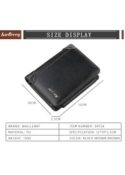Men's Leather Wallet Card Holder Vintage Wallet Zipper High Quality New Collection 2021