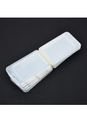 10pcs Transparent Waterproof Cover Women Men Student Bus Holder Case Business Credit Bank ID Card Protection Sleeve