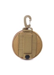 التكتيكية EDC الحقيبة العسكرية مفتاح سماعة حامل الرجال عملة المحفظة المحافظ الجيش عملة جيب مع هوك حزام خصر حقيبة للصيد