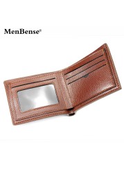 2022 Casual Men Wallets Short Card Holder Photo Holder Casual Style Male Wallets Luxury Men Purses PU Leather Wallet for Men