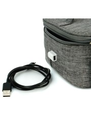 Insulated Lunch Bag With USB Warmer Outdoor Picnic Bag Desk Waterproof Portable Food Storage Bag