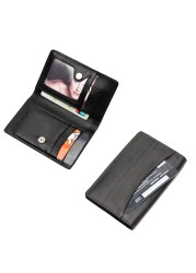 Smart GPS Wallet Record Thin Small Wallets Men Women Genuine Leather Mini Wallet Credit Card Holder With Gift Box Free Engraving