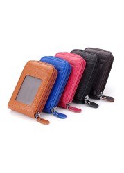 Travel Trip Bank Card Organizer Passport Wallet ID Card Holder Ticket Credit Card Case Zipper