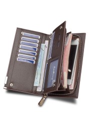 Baellerry Wallets Fashion Clutch Male Wallet Men Wristlet Men Clutch Bags Coin Purse Men Wallet Leather Male Wallet portemonnee