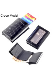 smart wallet business card holder genuine cowhide handmade smart automatic card holder men gift distributions card holder wallet wallet men card holder purse cards wallet money purse men's wallet id card holder men's wallets