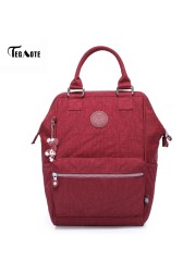 2021 new nylon backpack students school bag for teenage girls boys backpacks fashion street laptop bag female backpack