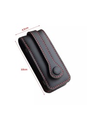 Pull-out key case holder first layer cowhide household keys storage bag simple creative universal car key protective cover