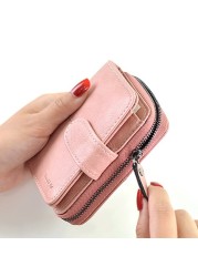 Women Small Wallet for Credit Card Female Coin Purse Leather Wallet Fashion Short Clutch Lady Solid Mini Wallet Women Wallets