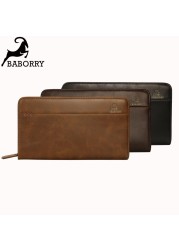 Stylish Wallet Men Long Wallet Coin Purse Men's Passport Bag Credit Card Holder Multifunction Creative Mobile Wallets