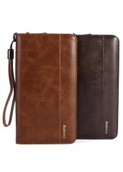 BABORRY-Men's Tall Handbag,Luxury,Multifunctional,Creative Cell Phone Wallet